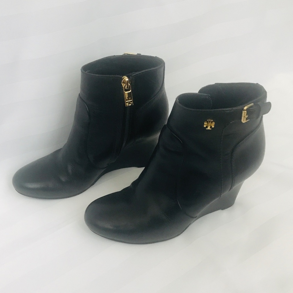 Tory Burch 85MM Milan Bootie Equestrian Calf